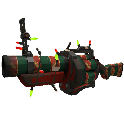 Strange Festivized Sleighin' Style Grenade Launcher (Well-Worn)