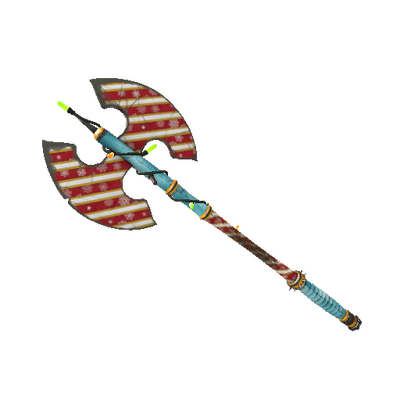 Strange Festivized Killstreak Frosty Delivery Scotsman's Skullcutter (Field-Tested)
