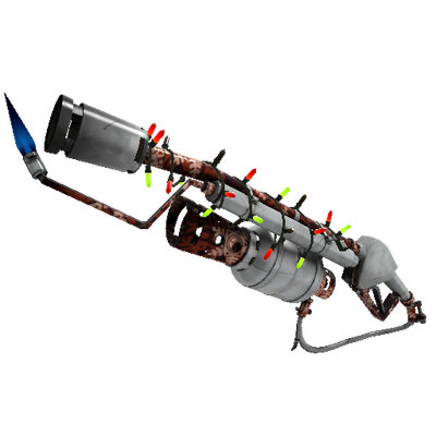 Strange Festivized Snow Covered Flame Thrower (Minimal Wear)