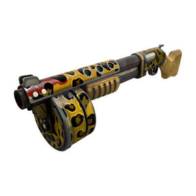 Strange Specialized Killstreak Leopard Printed Panic Attack (Well-Worn)