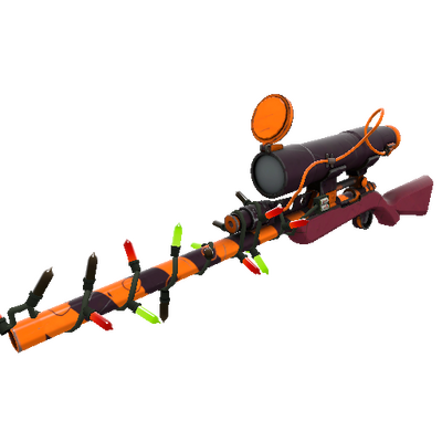 Strange Festivized Pumpkin Plastered Sniper Rifle (Minimal Wear)