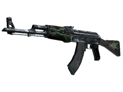 AK-47 | Emerald Pinstripe (Well-Worn)