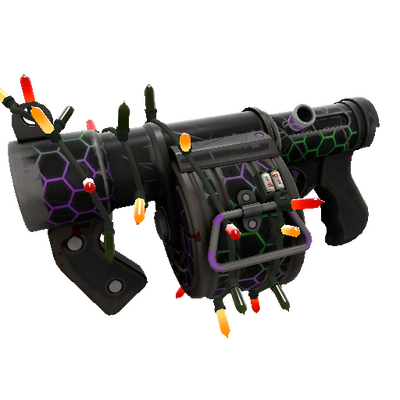 Strange Festivized Hypergon Stickybomb Launcher (Well-Worn)