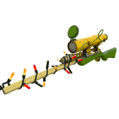 Unusual Festivized Killstreak Mannana Peeled Sniper Rifle (Minimal Wear)