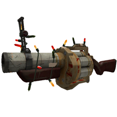 Festivized Coffin Nail Grenade Launcher (Battle Scarred)