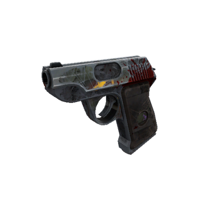 Strange Metalized Soul Pistol (Battle Scarred)