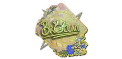Наклейка | Brollan (голографическая) | Рио 2022