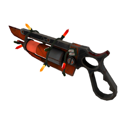 Unusual Festivized Professional Killstreak Health and Hell Ubersaw (Well-Worn)