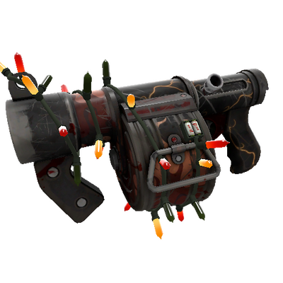 Strange Festivized Specialized Killstreak Sunriser Stickybomb Launcher (Battle Scarred)