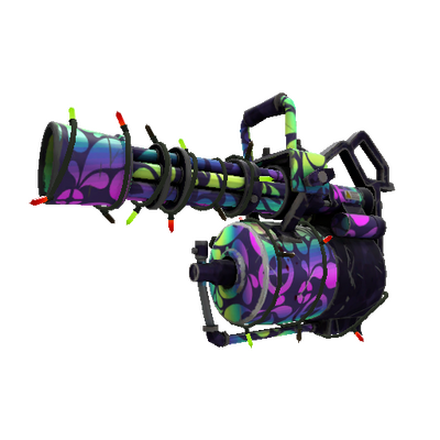 Festivized Spectrum Splattered Minigun (Field-Tested)