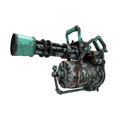 Broken Bones Minigun (Battle Scarred)