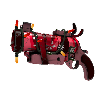 Strange Festivized Snowflake Swirled Detonator (Well-Worn)