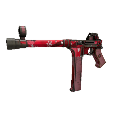 Snowflake Swirled SMG (Battle Scarred)