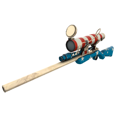 Strange Specialized Killstreak Freedom Wrapped Sniper Rifle (Minimal Wear)