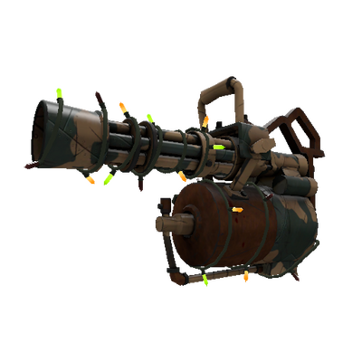 Strange Festivized Warborn Minigun (Field-Tested)