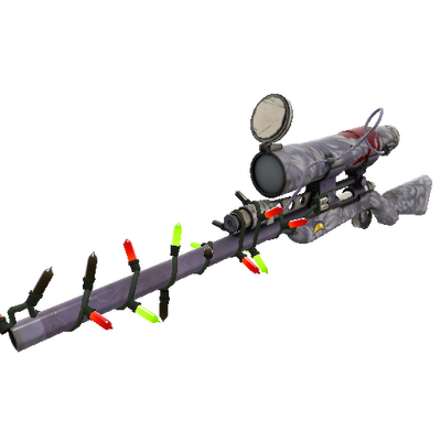 Festivized Yeti Coated Sniper Rifle (Well-Worn)