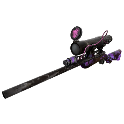 Strange Specialized Killstreak Purple Range Sniper Rifle (Battle Scarred)