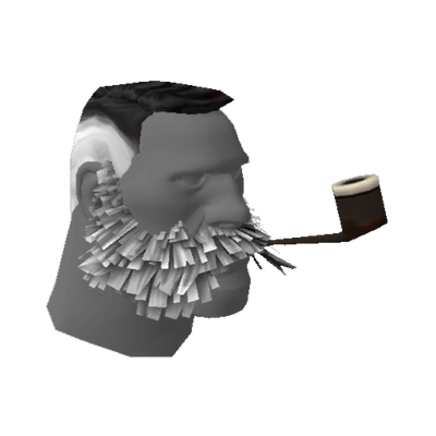 Strange Lord Cockswain's Novelty Mutton Chops and Pipe