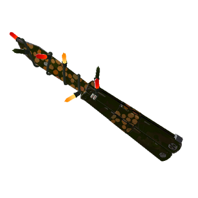 Festivized Specialized Killstreak Gourdy Green Knife (Minimal Wear)