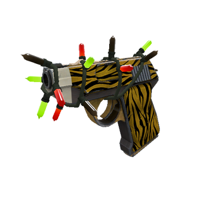 Strange Festivized Specialized Killstreak Tiger Buffed Pistol (Minimal Wear)