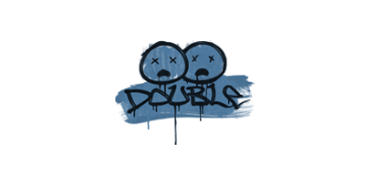Запечатанный граффити | Минус два (Королевский синий)