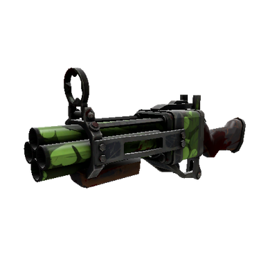 Strange Killstreak Clover Camo'd Iron Bomber (Battle Scarred)