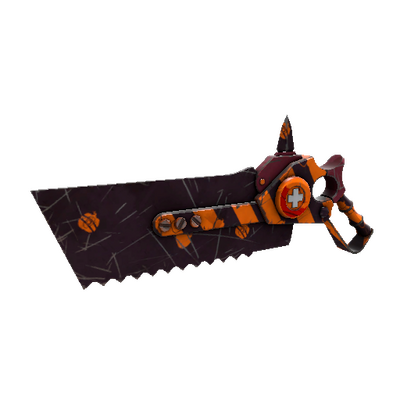 Pumpkin Plastered Amputator (Well-Worn)