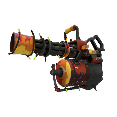 Strange Festivized Killstreak Organ-ically Hellraised Minigun (Minimal Wear)