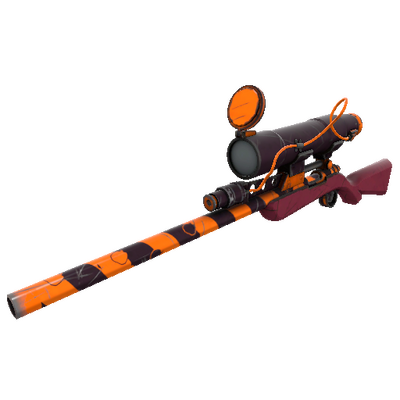Unusual Specialized Killstreak Pumpkin Plastered Sniper Rifle (Field-Tested)