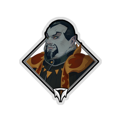 Crownfall Sticker - Baron Porculescu