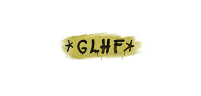 Sealed Graffiti | GLHF (Tracer Yellow)