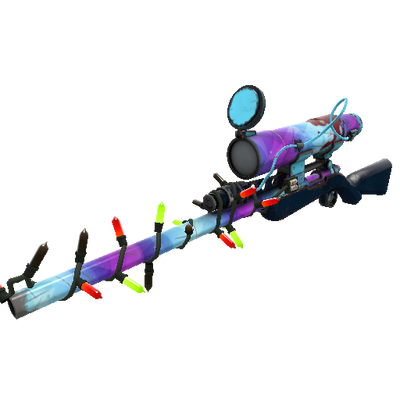 Festivized Killstreak Frozen Aurora Sniper Rifle (Well-Worn)