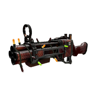 Unusual Festivized Specialized Killstreak Spider's Cluster Iron Bomber (Well-Worn)