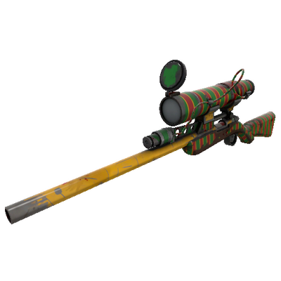 Winterland Wrapped Sniper Rifle (Battle Scarred)