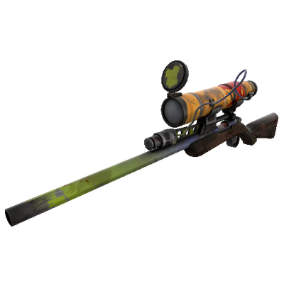 Strange Pumpkin Patch Sniper Rifle (Battle Scarred)