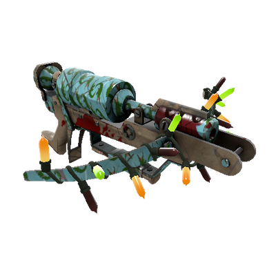 Strange Unusual Festivized Professional Killstreak Croc Dusted Crusader's Crossbow (Battle Scarred)