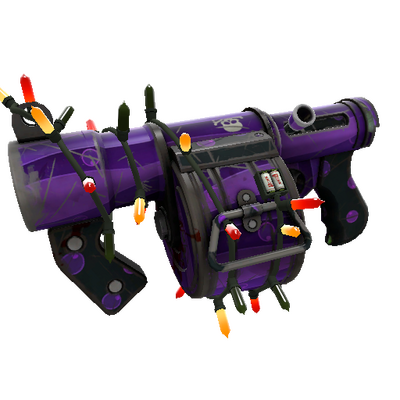 Strange Festivized Potent Poison Stickybomb Launcher (Well-Worn)