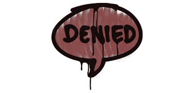 Sealed Graffiti | Denied (Brick Red)