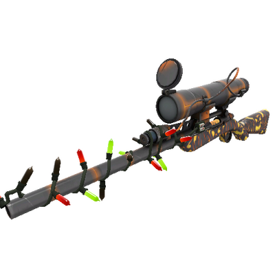 Festivized Kiln and Conquer Sniper Rifle (Minimal Wear)