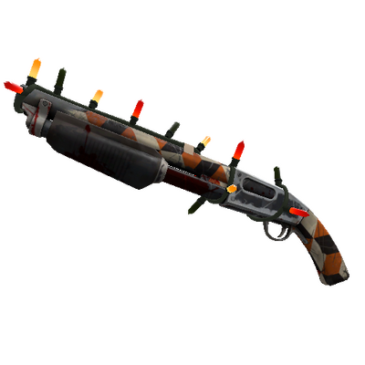 Festivized Merc Stained Shotgun (Battle Scarred)