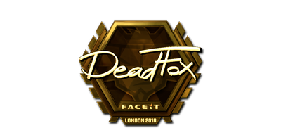 Sticker | DeadFox (Gold) | London 2018