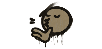 Sealed Graffiti | Chef Kiss (Dust Brown)