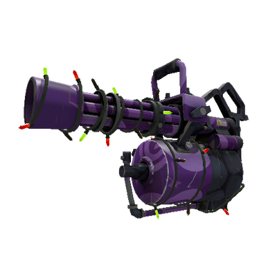 Strange Unusual Festivized Professional Killstreak Portal Plastered Minigun (Minimal Wear)