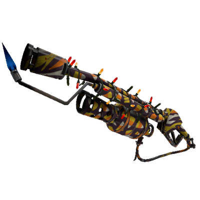 Strange Festivized Specialized Killstreak Sweet Toothed Flame Thrower (Field-Tested)