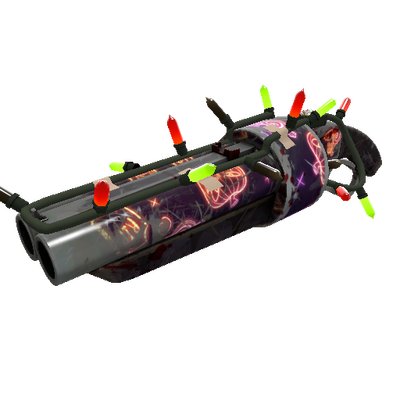 Festivized Killstreak Neon-ween Scattergun (Battle Scarred)