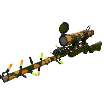 Festivized Gourdy Green Sniper Rifle (Well-Worn)