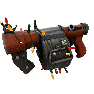 Strange Festivized Killstreak Team Serviced Stickybomb Launcher (Field-Tested)