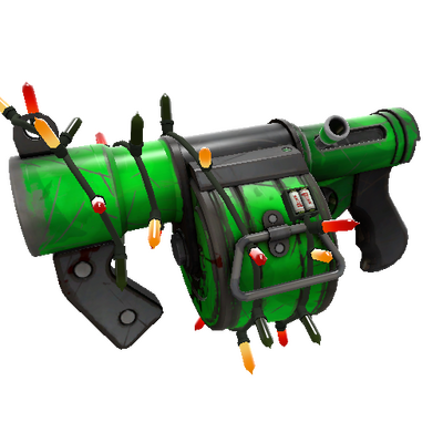 Festivized Health and Hell (Green) Stickybomb Launcher (Well-Worn)