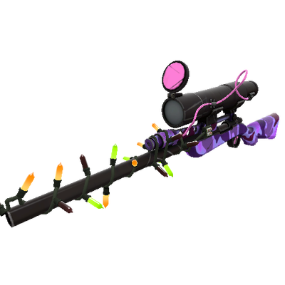 Festivized Killstreak Purple Range Sniper Rifle (Minimal Wear)
