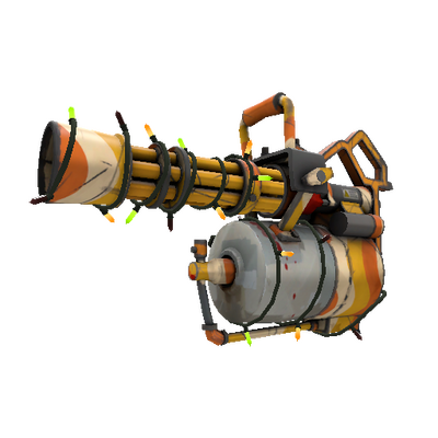 Strange Festivized Cream Corned Minigun (Well-Worn)